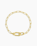 Crew Link Bracelet || option::18K Gold Plated