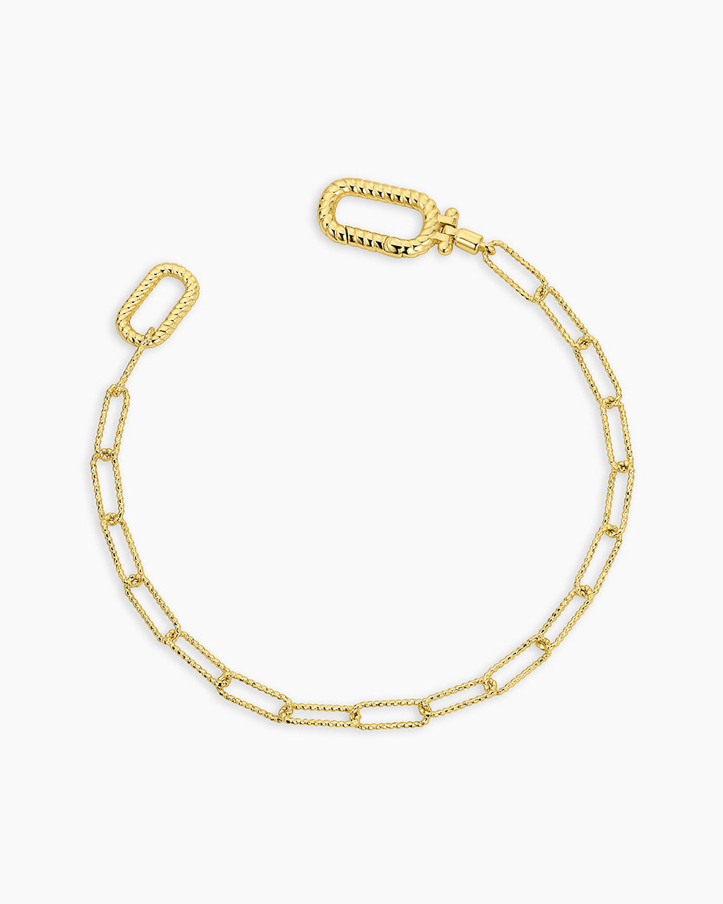 Crew Link Bracelet || option::18K Gold Plated
