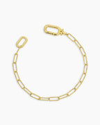 Crew Link Bracelet || option::18K Gold Plated