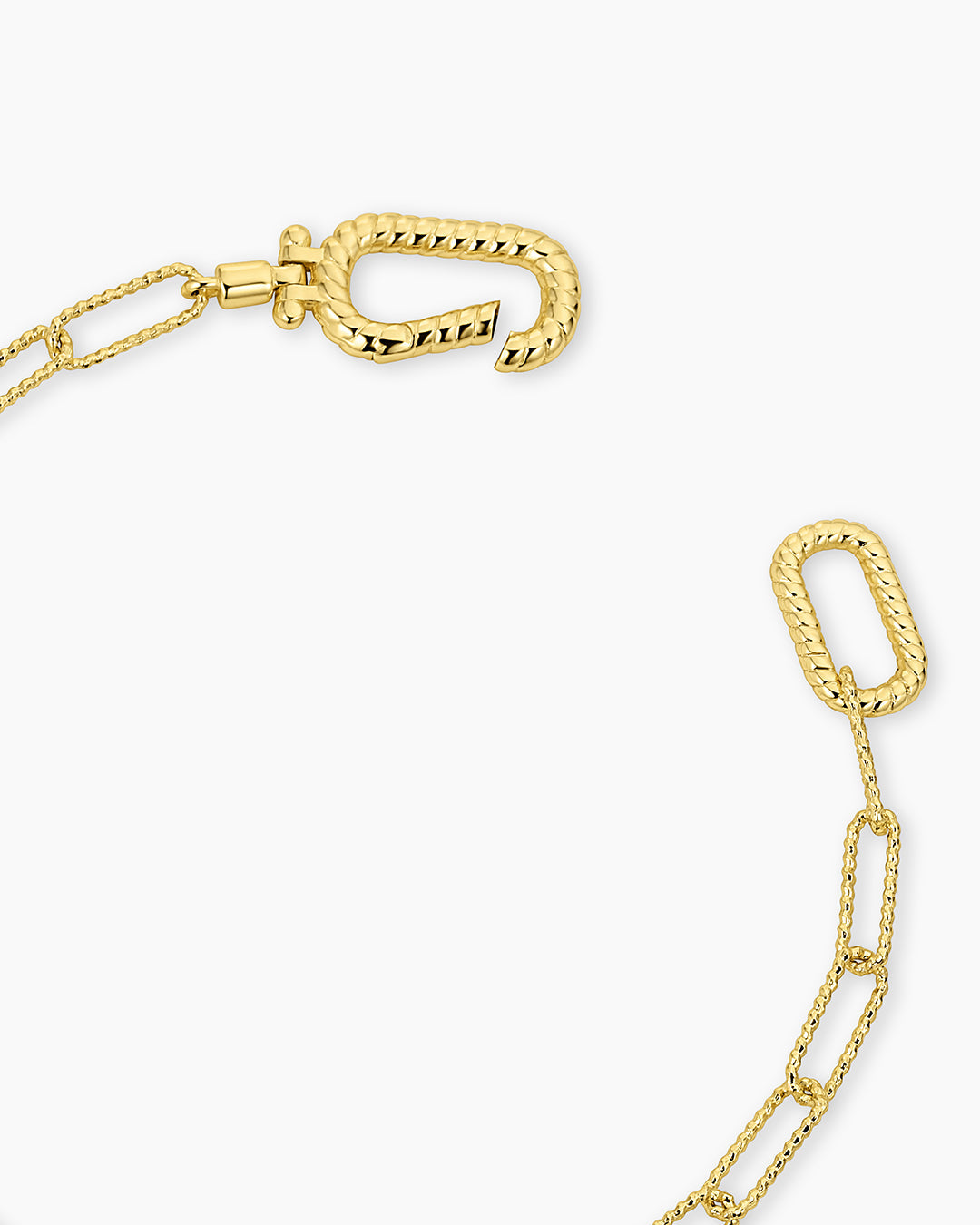 Crew Link Bracelet || option::18K Gold Plated