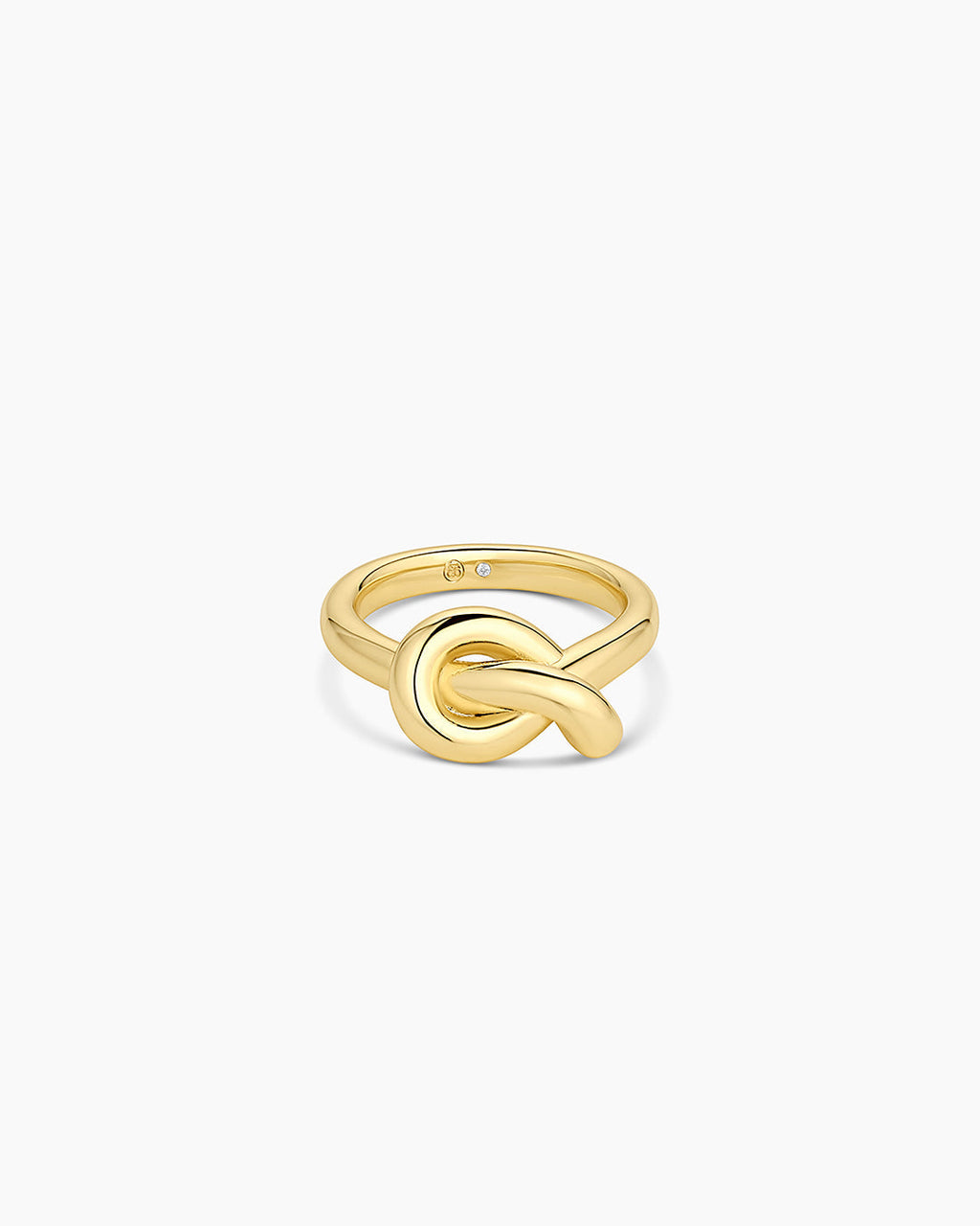 Infinity Knot Ring (size 5) || option::18K Gold Plated