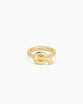 Infinity Knot Ring (size 5) || option::18K Gold Plated