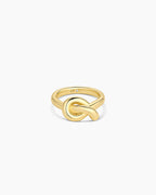 Infinity Knot Ring (size 5) || option::18K Gold Plated