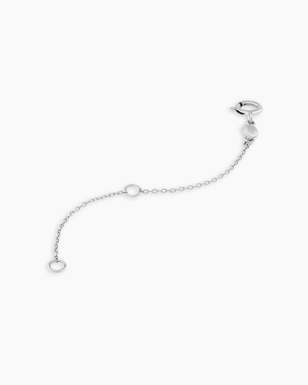 14K White Gold Extender || option::14K Solid White Gold