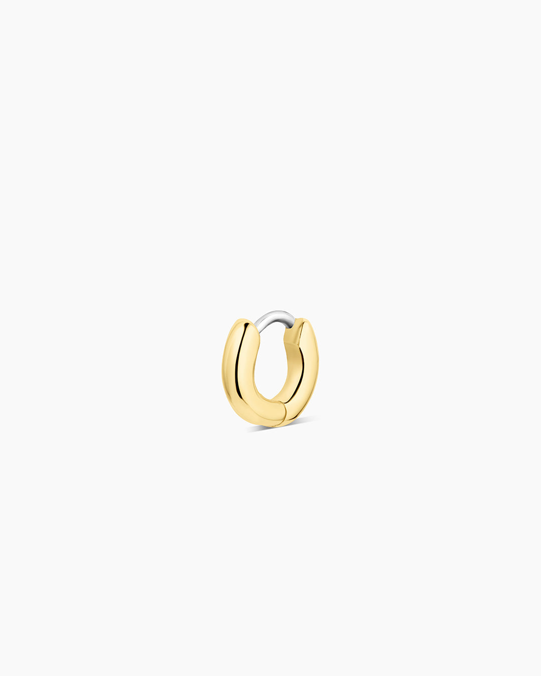 Lou Charm Huggie || option::18K Gold Plated