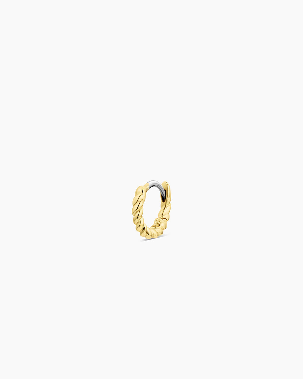 Crew Charm Huggie || option::18K Gold Plated
