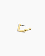 Harper Charm Huggie || option::18K Gold Plated