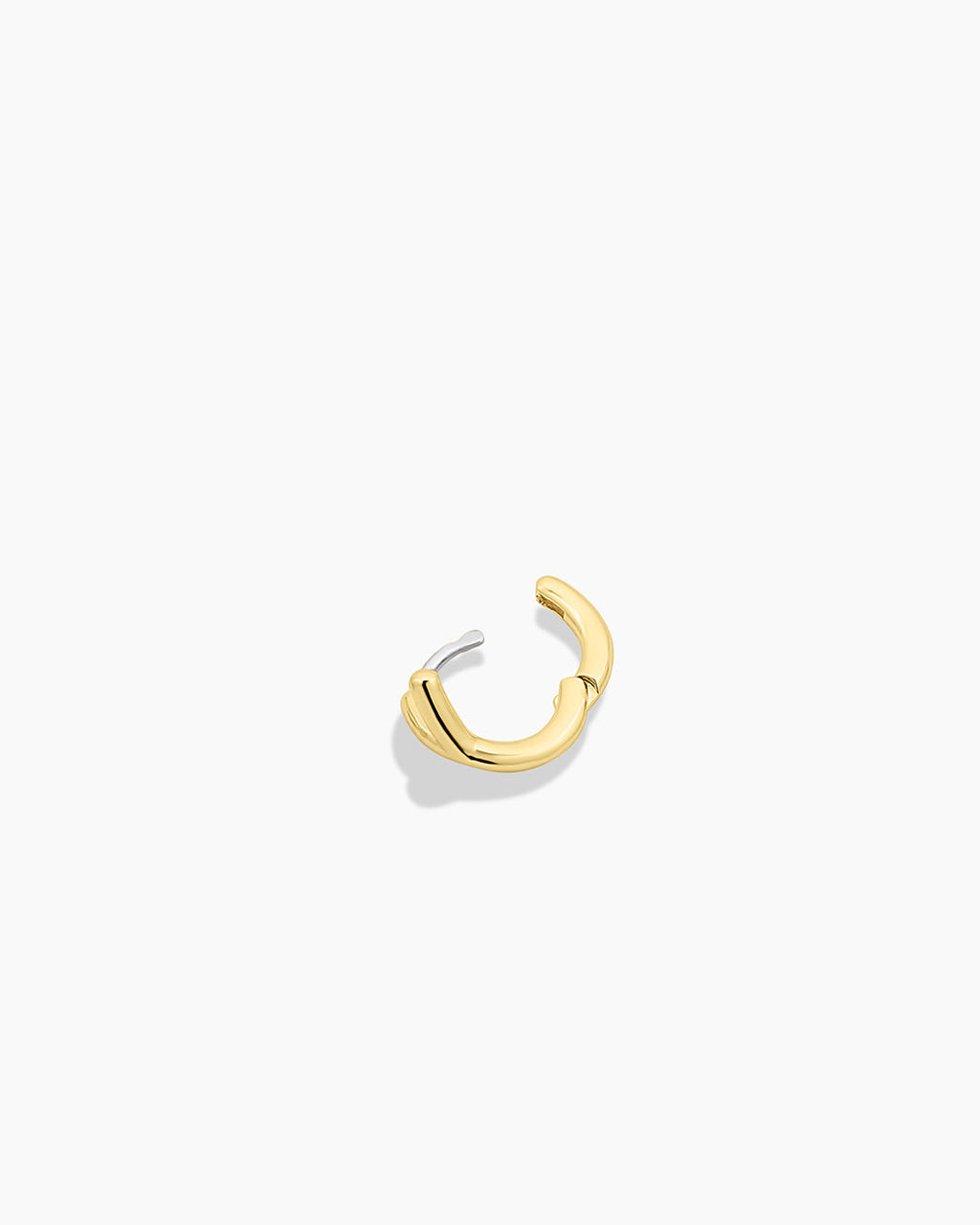 Alphabet Huggie || option::18K Gold Plated, Y