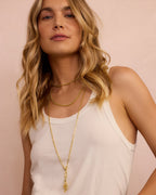 Asher Mini Necklace || option::18K Gold Plated