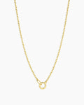 Asher Mini Necklace || option::18K Gold Plated