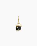 Padlock Stud Parker Charm || option::18K Gold Plated