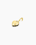 Heart Stud Parker Charm || option::18K Gold Plated
