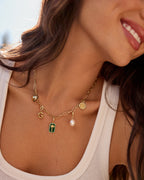 Heart Stud Parker Charm || option::18K Gold Plated || set::heart-stud-parker-charm-stl