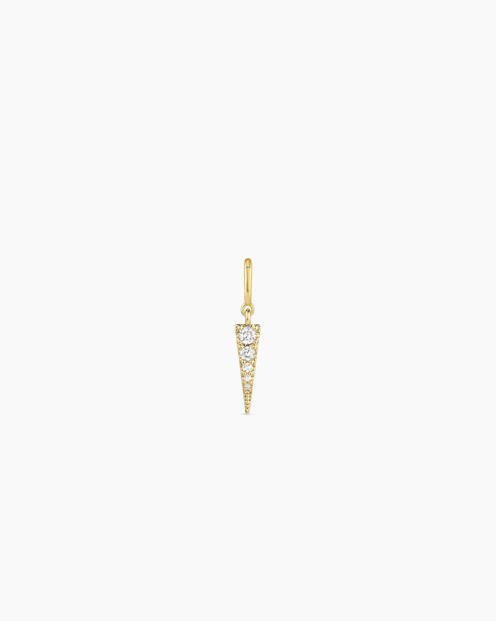 Shimmer Dagger Parker Charm || option::18K Gold Plated