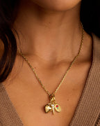Shimmer Dagger Parker Charm || option::18K Gold Plated