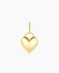 Heart Statement Charm || option::18K Gold Plated