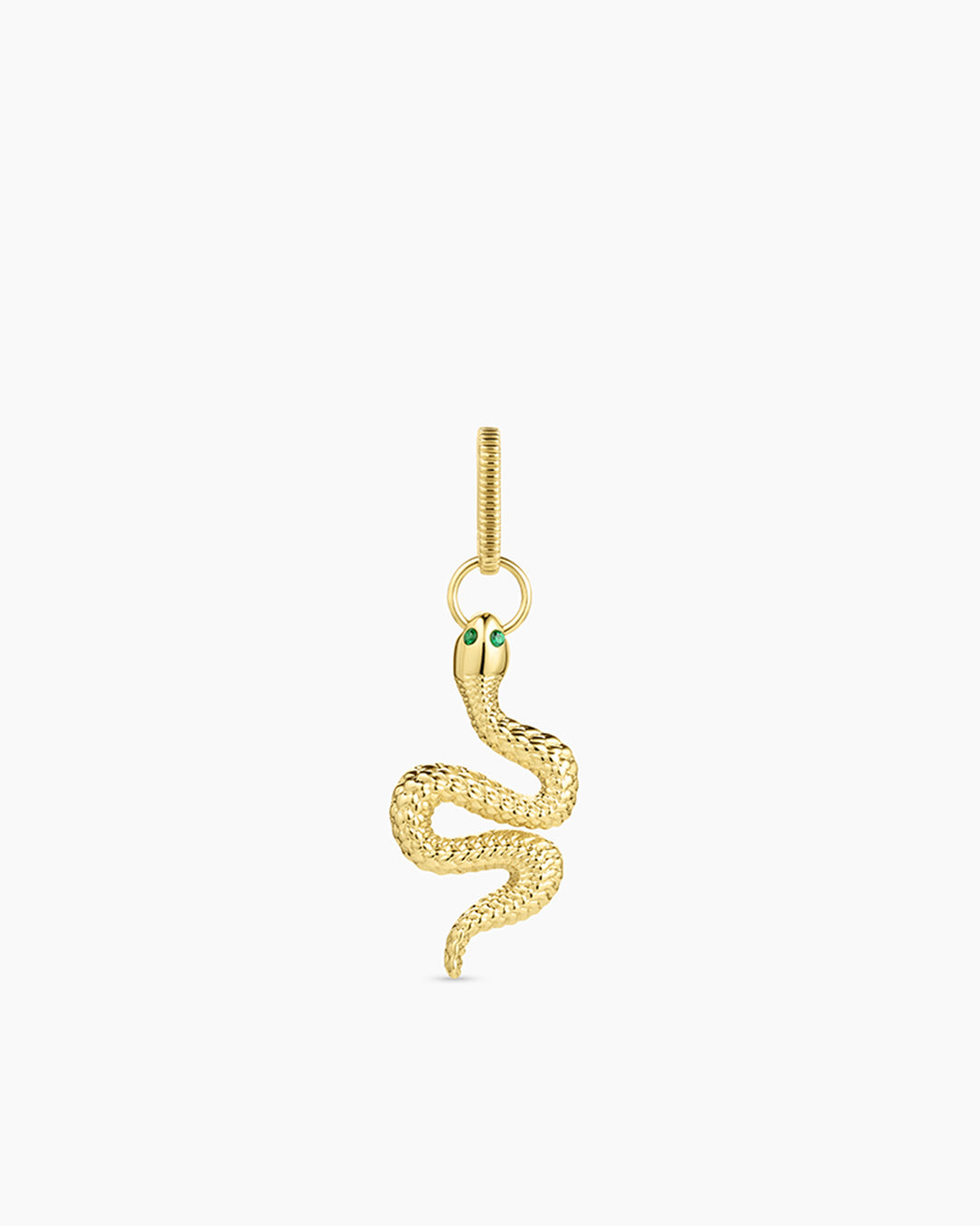 Snake Statement Charm || option::18K Gold Plated