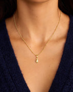 Varsity Parker Charm || option::18K Gold Plated, Football