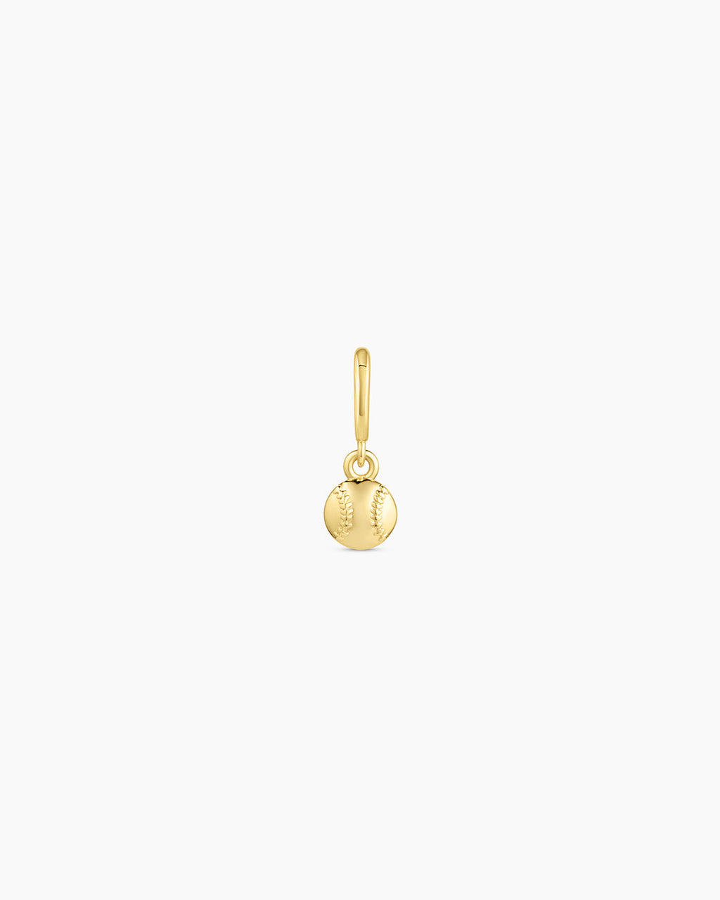 Varsity Parker Charm || option::18K Gold Plated, Baseball