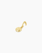 Varsity Parker Charm || option::18K Gold Plated, Volleyball