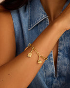 Varsity Parker Charm || option::18K Gold Plated, Pickleball