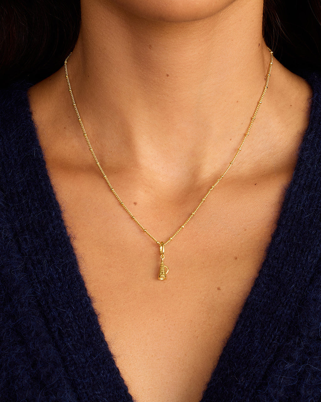 Varsity Parker Charm || option::18K Gold Plated, Cheer