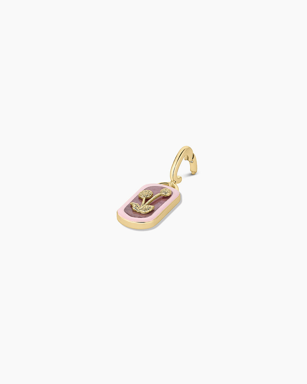 Power Gemstone Compassion Parker Charm || option::18K Gold Plated