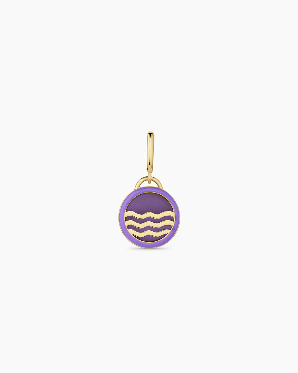 Power Gemstone Tranquility Parker Charm || option::18K Gold Plated
