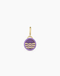 Power Gemstone Tranquility Parker Charm || option::18K Gold Plated