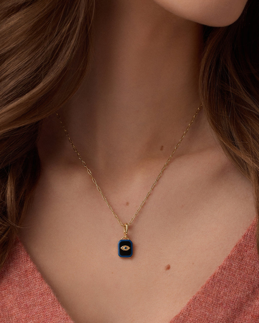 Power Gemstone Protection Parker Charm || option::18K Gold Plated