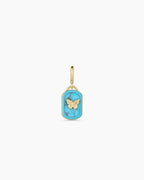 Power Gemstone Healing Parker Charm || option::18K Gold Plated