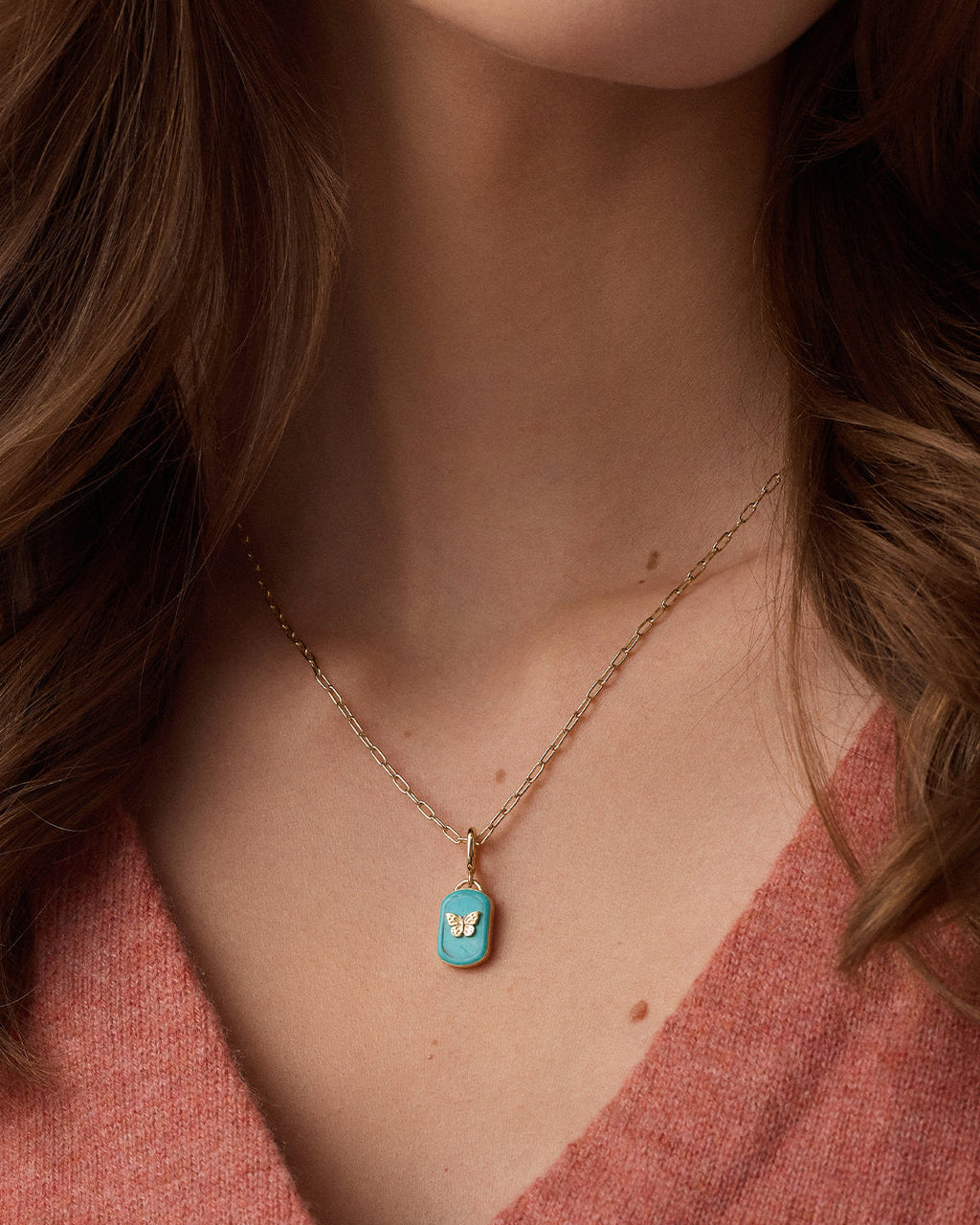 Power Gemstone Healing Parker Charm || option::18K Gold Plated