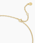 Heart Padlock Interlocking Necklace || option::18K Gold Plated