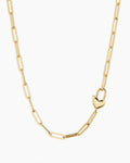 Heart Padlock Necklace || option::18K Gold Plated