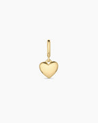Helium Heart Parker Charm || option::18K Gold Plated