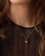 Helium Heart Parker Charm || option::18K Gold Plated