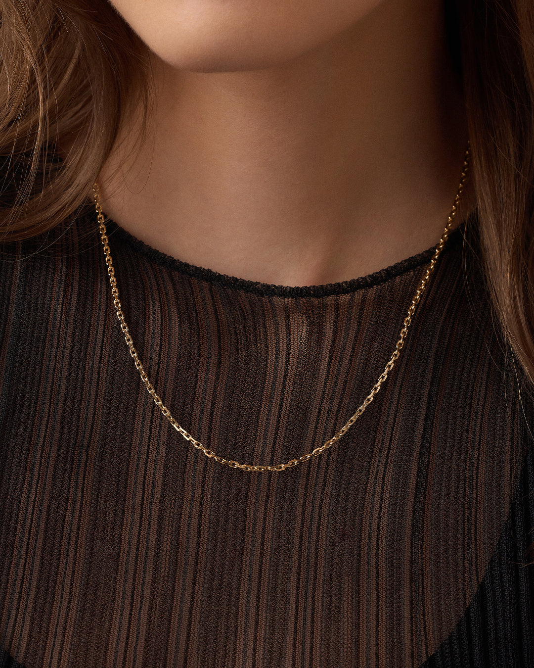 Asher Delicate Necklace || option::20 in., 18K Gold Plated