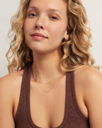 14K Gold Amour Necklace || option::14K Solid Gold