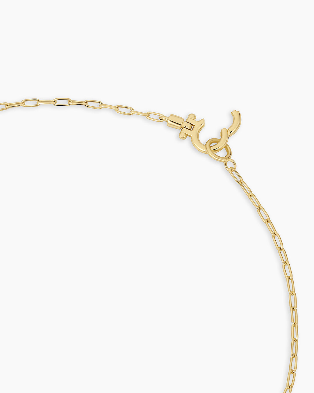 Power Gemstone Parker Charm Necklace Inspiration || option::18K Gold Plated