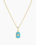 Power Gemstone Parker
 Charm Necklace Healing || option::18K Gold Plated