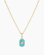 Power Gemstone Parker
 Charm Necklace Healing || option::18K Gold Plated