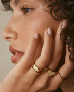 Amour Helium Heart Ring || option::18K Gold Plated