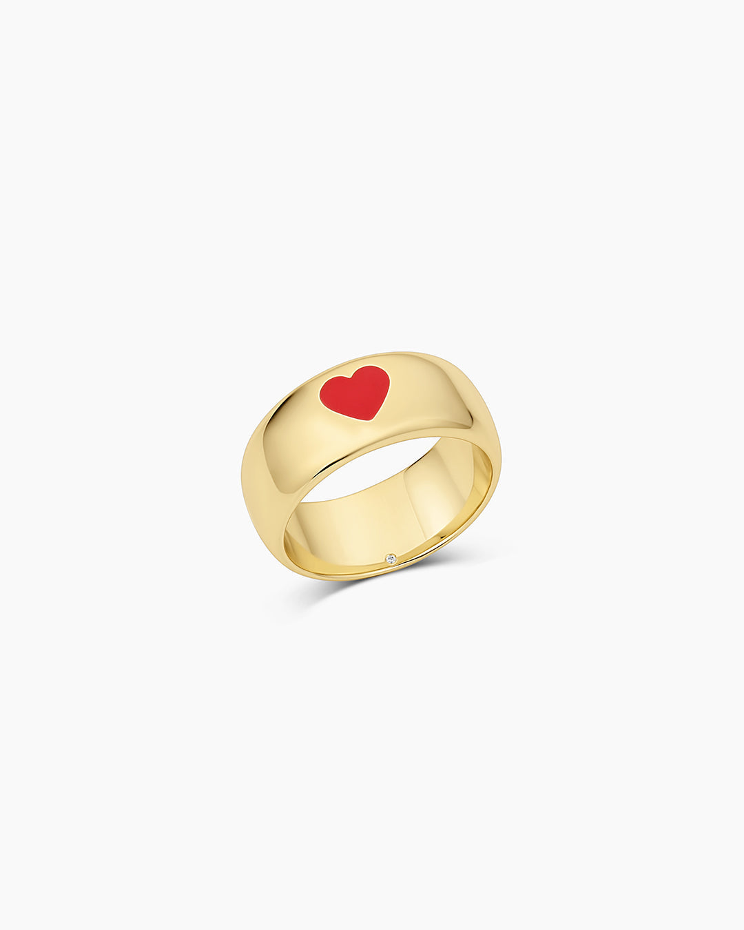 Amour Helium Heart Statement Ring || option::18K Gold Plated