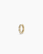 Diamond Crew Single Huggie || option::14K Solid Gold