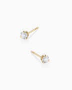 Lab Grown Diamond Solitaire Studs || option::14K Solid Gold, .25ct