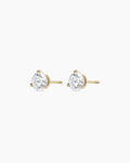 Lab Grown Diamond Solitaire Studs || option::14K Solid Gold, .9ct