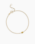 14K Gold Wilder Birthstone Bracelet || option::14K Solid Gold, Citrine - November