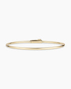 14K Gold Everyday Cuff || option::14K Solid Gold, 6.5 in.