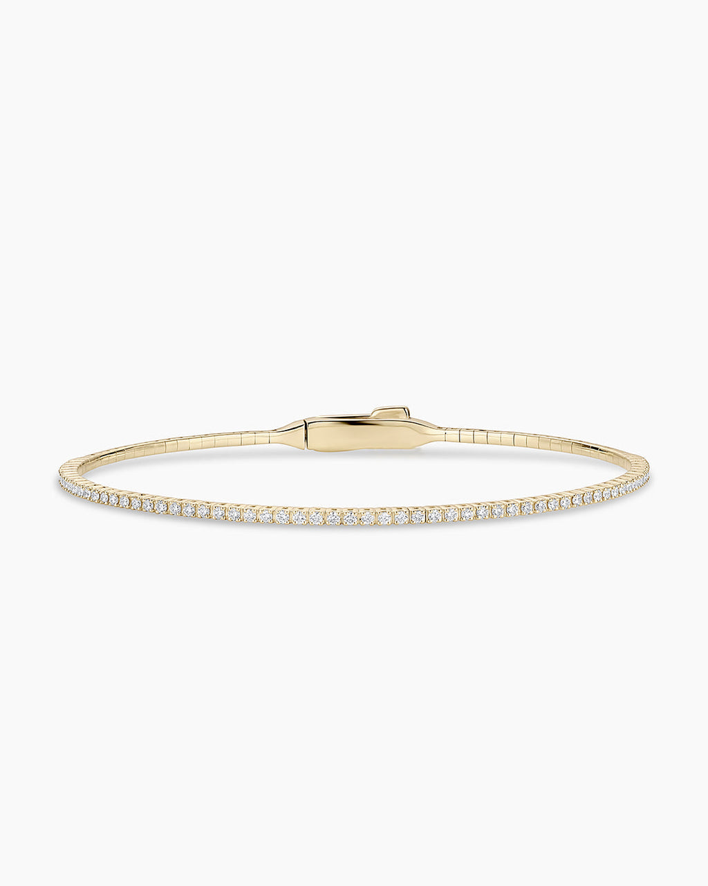 Diamond Melbourne Cuff || option::14K Solid Gold, 7 in.