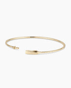 Diamond Melbourne Cuff || option::14K Solid Gold, 6.5 in.